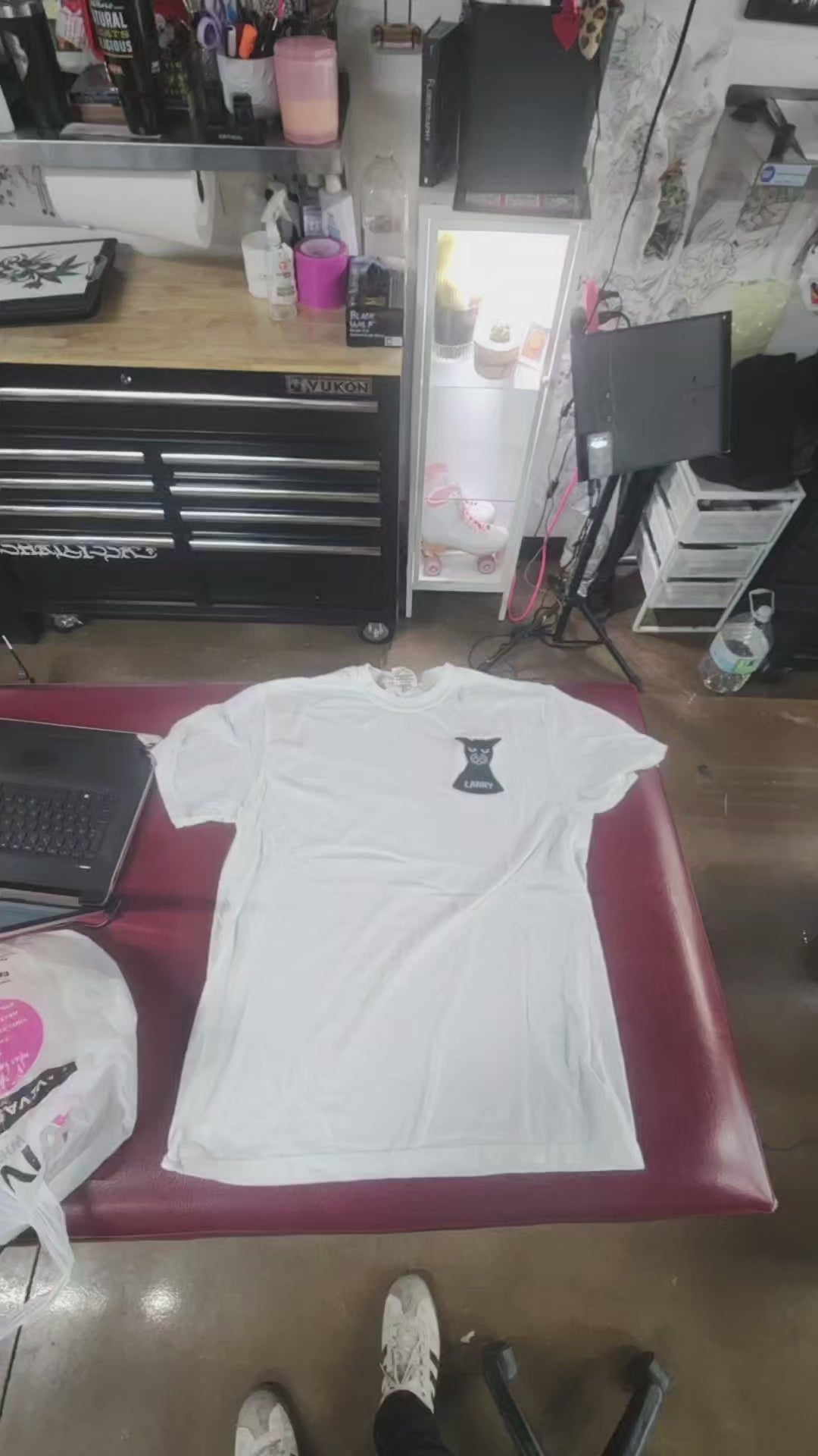 Embroidered Cat Shirt